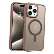 Magnetic for iPhone 15 Pro Case [Compatible with MagSafe] [12 Desert Titanium
