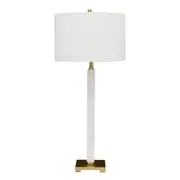 CAFE LIGHTING Essex Marble Table Lamp - White