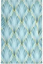 RPLIFE Blue Shell Counter Cloths for Kitchen, 28x18 Absorbent Thin Kitchen Towels, Set of 6