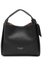 Kate Spade New York Knott Medium Leather Tote - Black ONE SIZE