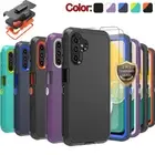 For Samsung GalaxyA02S A03S A04S A12 A13 A14 A15 5GCase/Tempered Glass/Belt Clip