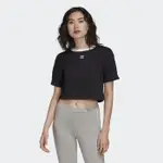 PJ_ADIDAS ORIGINALS CROP 短版 短T 黑 女款 FM2557