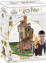 Harry Potter 3D Puzzle The Burrow-NEW in Damaged Box