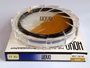 Genuine Hoya 77mm Half Color Brown Half Clear Glass Lens Filter 77 mm Japan Rare