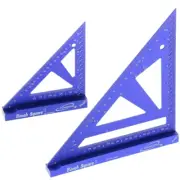 Bench Square II Set 4" and 7" Aluminum W/ 16Th and 32Nd Scale Light Weight