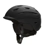Smith Level Snow Helmet, Matte Black, Medium