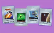 Atari 2600 Label set - Journey Escape BUGS Airlock Warlock Die Cut