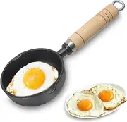 LANZLC Mini Pan Non-Stick Coating Small Diameter 11 cm Induction Non-Stick Fried Egg Pan Egg Pan Heat Resistant Non-Stick Coating Portable for Cooking Camping Induction Cooker