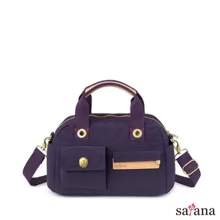 【satana】Soldier 解構美好手提包-紫色(SOS2540)｜包包 手提包 斜背包 側背包 單肩包 女包