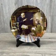 Edwin M Knowles The Veteran by Norman Rockwell 1988 Ceramic (E)