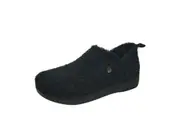 Alegria Cozee Slippers Shoes Warm Cozy Sherpa Shoes in Lamb Black
