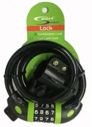 COMBINATION BIKE CYCLE BICYCLE LOCK CHAIN WIRE SECURITY CABLE LOCKER NEW TRAVEL