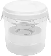 Pickle Jar, Large Capacity Food Grade Pickle Container, Clear Pickling Jar With Pressure Plate & Lid, Airtight Storage for Kimchi, Sauerkraut, Pickles, Olive, Easy to