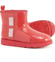 UGG Women's Classic Clear Mini Style - SBR RED SIZE 7