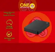 Seagate 2TB/4TB External Game Drive HDD Storage Expansion Sony PS4 Playstation 4