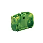 A●10pcs WAGO 264-357 4-Conductor Center Terminal Block 1-Pole Green-Yellow New