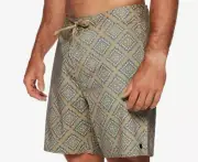 BRIXTON Men's Board Shorts TEMPLE TRUNK - Medal Bronze - Size 30 - NWT