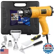 SEEKONE Heat Gun 1800W Heavy Duty Hot Air Gun Kit With Carry Case Variable Te