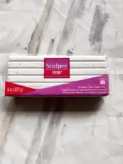 Sculpey Premo White 227g Brand New Polymer Clay Oven bake