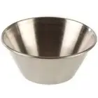 72 Pack - 4 Oz Stainless Steel Sauce Cups - Round Condiment Containers