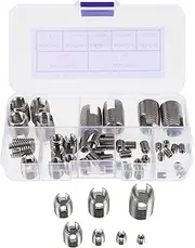 Self Tapping Thread Insert Kit 50pcs 304 Stainless Steel Inserts for Metal Threaded Fasteners Repair