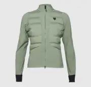 Fox Racing Womens Small Flexair Fire Hybrid Jacket, Moss Green