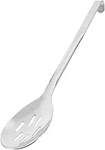 KOCKSHION Buffet Slotted Spoon Stainless Steel Serving Utensil for Kitchen Reusable Slotted Spoon for Serving Fruit Salad Pasta and More for Banquets and Buffets