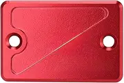 JicSuXi Front Brake Reservoir Cover Cap Replace Motorcycle Accessories for XR650L XR400R, Red