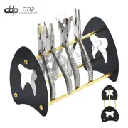 Dental Stand Holder Black & Gold For Orthodontic Pliers Forceps Scissors STH-01