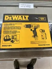 DeWalt 12V Cordless Impact Driver & Drill Hand Tool w/45 Drill Bits(Open Box)
