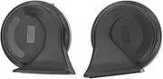 Hyuduo Car Snail Horn, 2pcs 12V 130dB Electric Snail Horn, High Decibel Upgraded Car, Long Lasting Waterproof Vehicle Kit, Easy Installation with Wide Compatibility