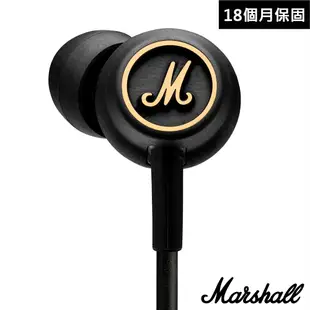 英國 Marshall Mode EQ 入耳式麥克風耳機(黑銅色)