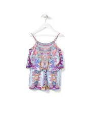 KIDS' PLAYSUIT WITH OVERLAY WANDERING EYE