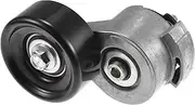 X AUTOHAUX Engine Belt Tensioner Pulley Assembly, Accessory Drive Belt Tensioner, for Ford Taurus 3.0L 1993-2007, Metal, No.F2TZ6B209C/F2TZ6B209D, Silver Tone