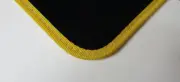 RENAULT CLIO (1998 - 2005) TAILORED BLACK CAR MATS WITH YELLOW TRIM