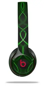 Skin Wrap for Beats Solo Wireless 2 3 4 Abstract 01 Green SKIN ONLY