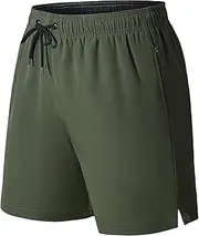 [JEShifangjiusu] Men's 4-Point Beach Shorts Solid Color Straight Drawstring Shorts Sports Fitness Quick-Drying Shorts