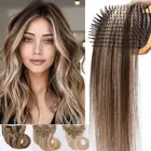 Hair Extensions Clip in 100% Remy Human Hair Extensions Full Head Weft 8Pieces