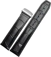 [MGTCAR] For MAURICE LACROIX Watchbands Genuine Leather Watch Strap 20mm 22mm Folding Buckle Leisure Business Cow Leather Bracelet