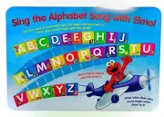 2X Elmos Learning Washable Alphabet Placemats