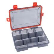11 Compartments Waterproof Fishing Tackle Box Fishing Lure Spoon Hook Bait Storage Case Utility Boxred