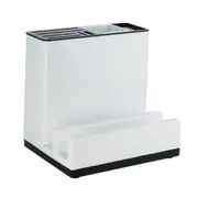 Kitchen Utensil Plastic Scissors Knife Holder Cutting Board Holder Draining Rack Storage Shelf Organizer Chopping Rack
