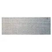 Solemate Jute 2 Tone Zig Zag 80x300cm Stylish Outdoor Entrance Doormat