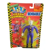 Tyco Incredible Crash Dummies SPIN "Bendable" Action Figure (1992) MOC Sealed