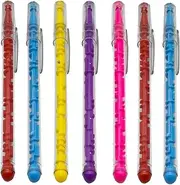 Maydahui 15PCS Maze Puzzle Shape Ballpoint Pen Novelty Pens Blue Ink for School Student