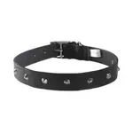 Beau Pets Premium Leather Stud Dog Collar - 60cm / Red
