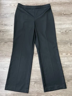 Ann Taylor Tall Dress Pants Womens 14 Tall Black Bootcut Full Length New