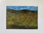 “The Prairie” Original hand painted 10”x8” acrylic painting on canvas