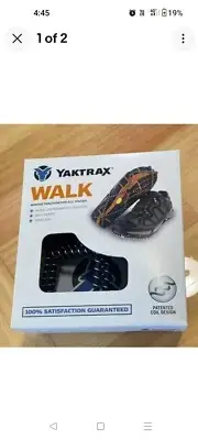Yaktrax Walk Traction Cleats Small 360-Degree Grip on Snow Ice 1.2mm Zinc-coated