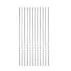 12pcs Kebob Skewers 30cm x 3.2mm x 0.8mm Stainless Steel Flat BBQ Grill Sticks